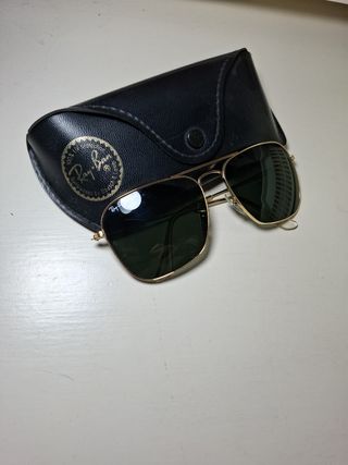 Gafas Ray-Ban Doradas Lente Verde