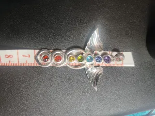 Colgante Plata Ley Alas Chakras