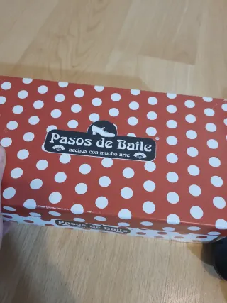 Zapatos de baile negros con tira