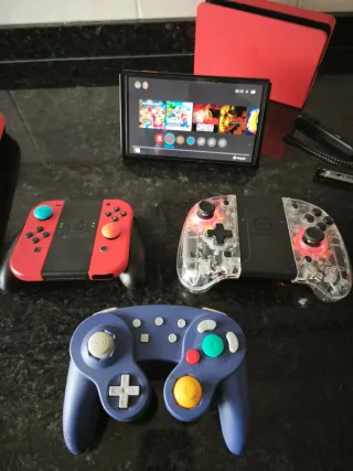 Nintendo Switch OLED + M1g+ mandos