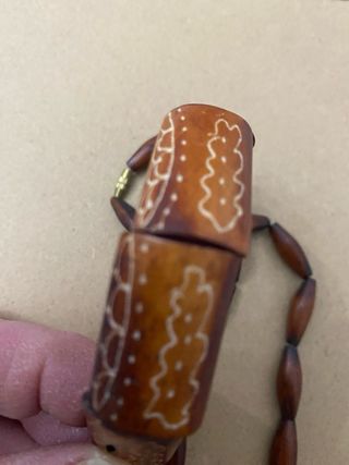 Set Bracciale e Collana Africana Legno