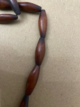 Set Bracciale e Collana Africana Legno