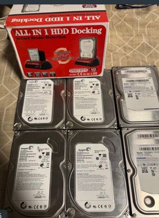6 Discos Duros Samsung y Seagate 2.5 Tbytes