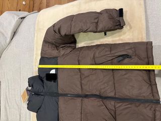 Plumífero reversible tipo nortface