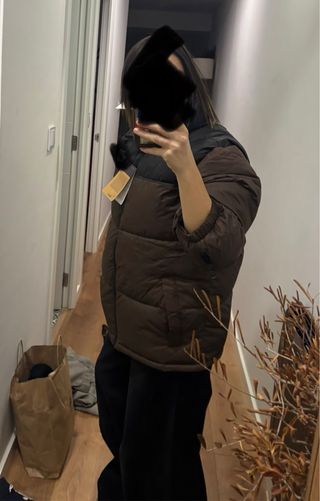 Plumífero reversible tipo nortface