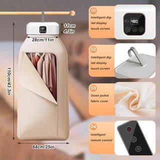 Secadora Ropa Eléctrica Portátil Inteligente