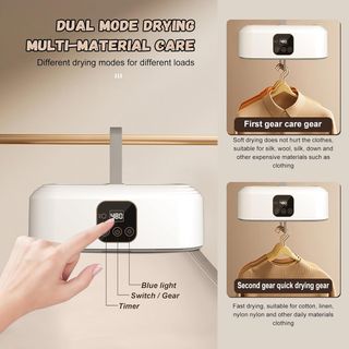 Secadora Ropa Eléctrica Portátil Inteligente
