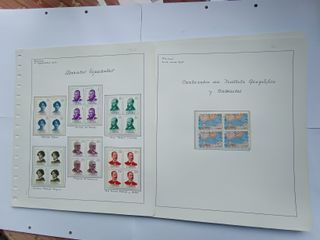 1970 MAXIMAS Y BLOQUES DE 4 CON SELLOS ESPAÑA.