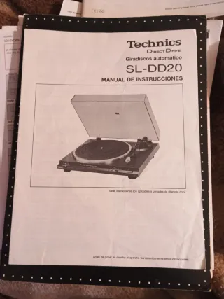 Manual Technics SL-DD20