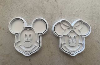 Set 2 Stampi Biscotti Topolino Minnie