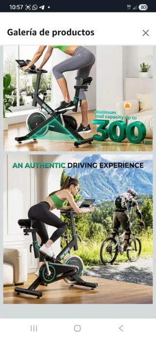 Bicicleta Spinning ONEWOFIT a ESTRENAR