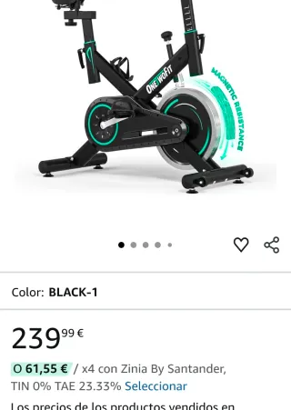 Bicicleta Spinning ONEWOFIT a ESTRENAR