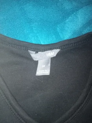 Camiseta manga corta negra