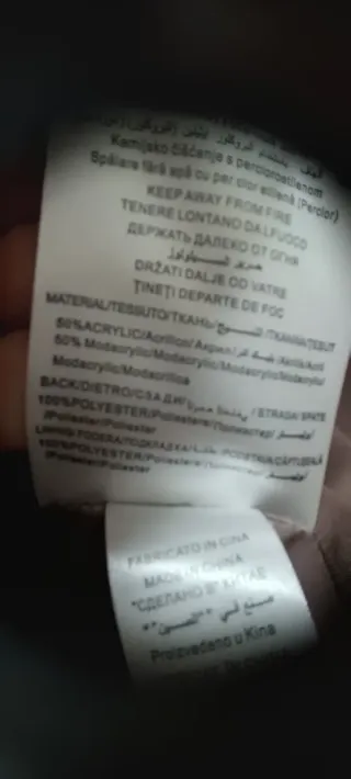 Pelliccetta donna grigia taglia S foderata in raso