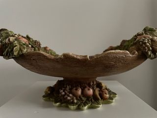 Frutero Cerámica Pintado a Mano Frutas