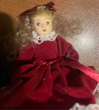 Bambola ceramica velluto rif 2