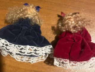 Bambola ceramica velluto rif 2