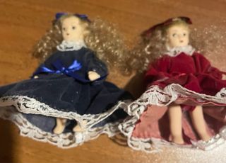 Bambola ceramica velluto rif 2