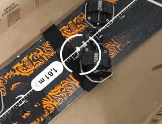 Tavola da snowboard Fanatic delle prime epoche anni '80