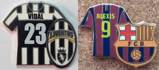 2 pins de A.Vidal (Juve) y A.Sanchez (Barcelona)