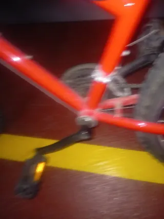 Bicicleta Montaña Mujer Roja