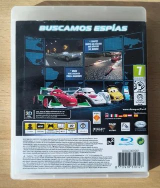 Cars 2 PS3 Disney Pixar Juego Carreras