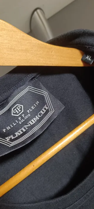 Camiseta Philipp Plein Talla XL Negra