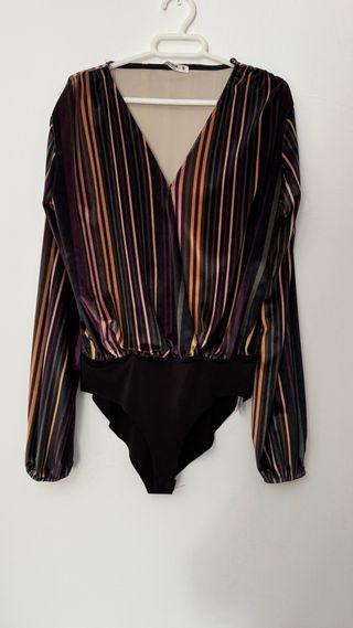 Body Pull&Bear rayas terciopelo
