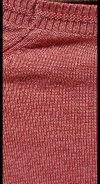 Jersey punto rosa talla M