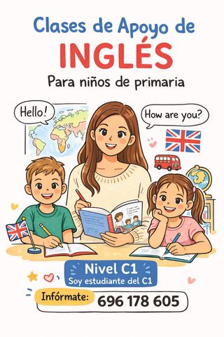 Clases Particulares de Ingles para primaria/ ESO