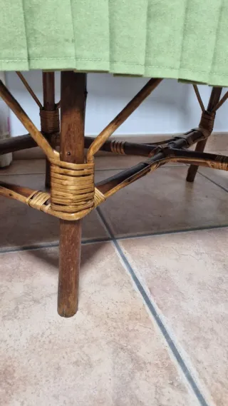 Sillón vintage de mimbre