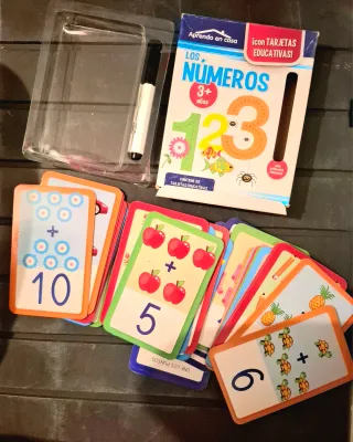 Juego 3+ años. Los números. Aprendo en casa