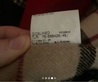 Chaqueta Burberry Roja Talla L