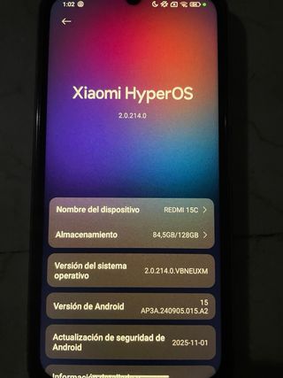 Xiaomi Redmi 15c Negro