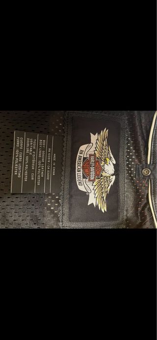 Chaqueta Harley Davidson Cuero Mujer Talla M