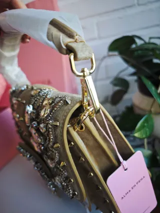 Bolso Joya Alma en Pena Ante Arena Cristales