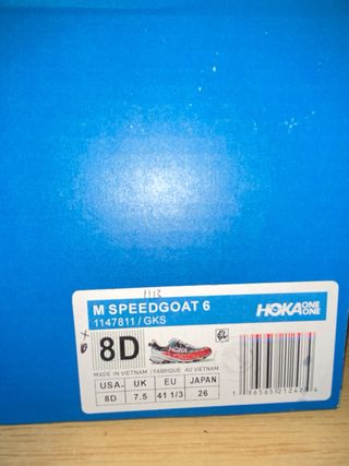 Hoka Speedgoat 6 Zapatillas talla 41