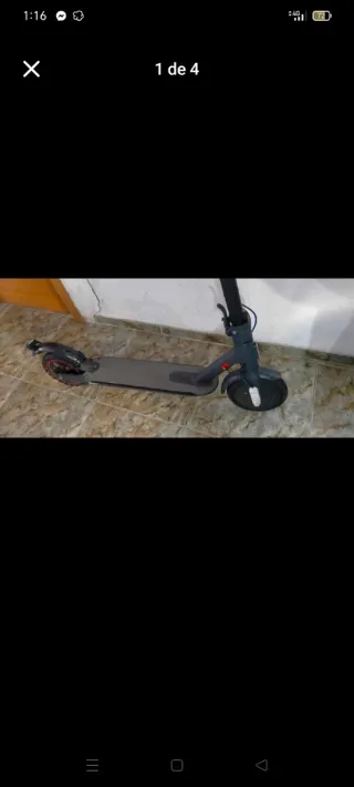 Patinete eléctrico plegable Xiaomi S3 Batería nuev