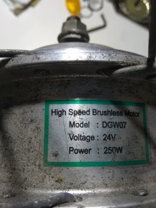 Rueda trasera bici eléctrica