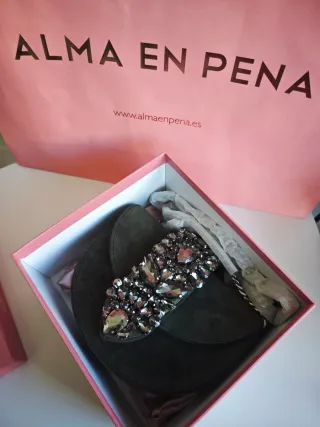 Bolso Joya Alma en Pena piel Khaki Nuevo a estrena