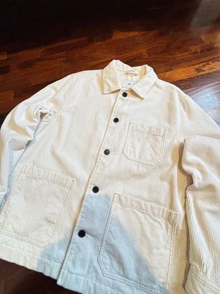 H&M Corduroy Overshirt Jacket – Cream