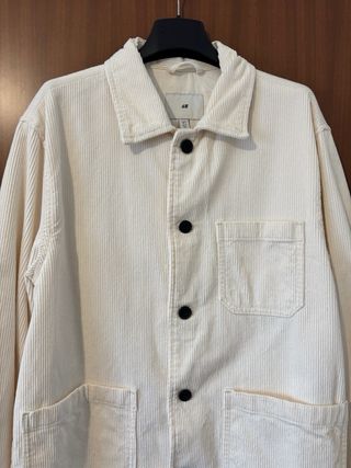 H&M Corduroy Overshirt Jacket – Cream