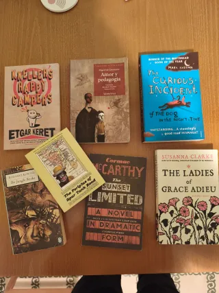 Varios libros en ingles, español y catalán