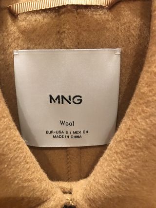Chaqueta Mango Beige Nueva sin estrenar
