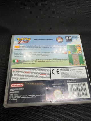 Caja Vacía Pokémon Dash Nintendo DS