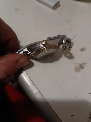 Rolex Datejust bicolor diamantes