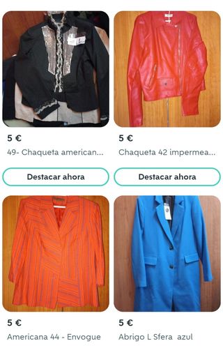 Lote de 12 abrigos y chaquetas + vestido