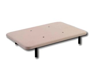 Base tapizada beige 105x190