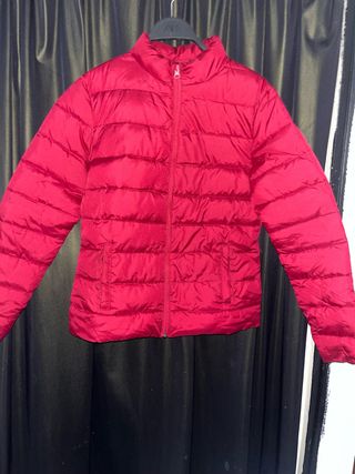 Chaqueta acolchada roja talla S