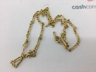 collar oro 18k 31cm